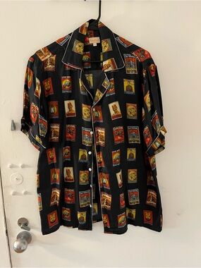 Perte D’ego - silk match box artwork shirt
